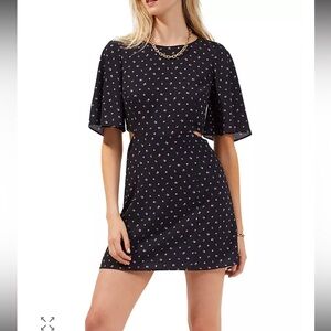 FRENCH CONNECTION Augustine Verona Ditsy Floral Cutout Mini Dress Size 12